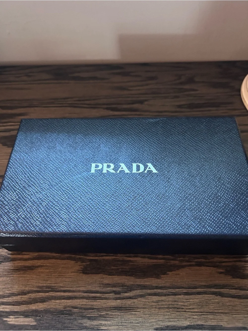 Prada Yellow and Cream Two-Tone Saffiano Shoulder Wallet